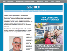 Tablet Screenshot of genedco.com